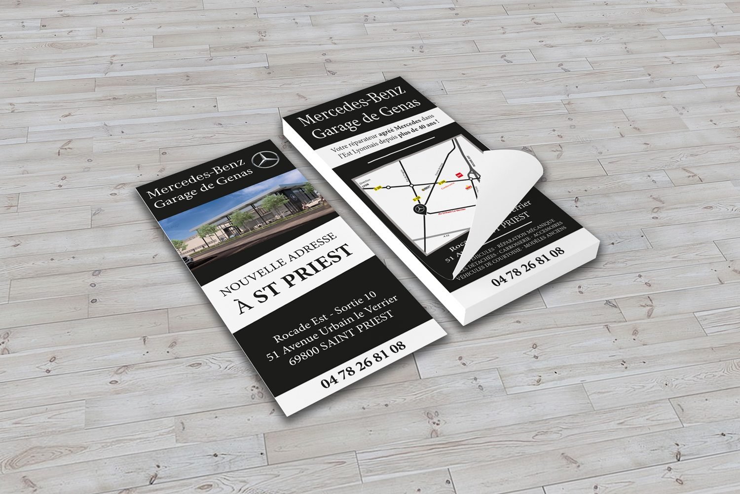 fly-bois Flyer Mercedes Genas changement d'adresse