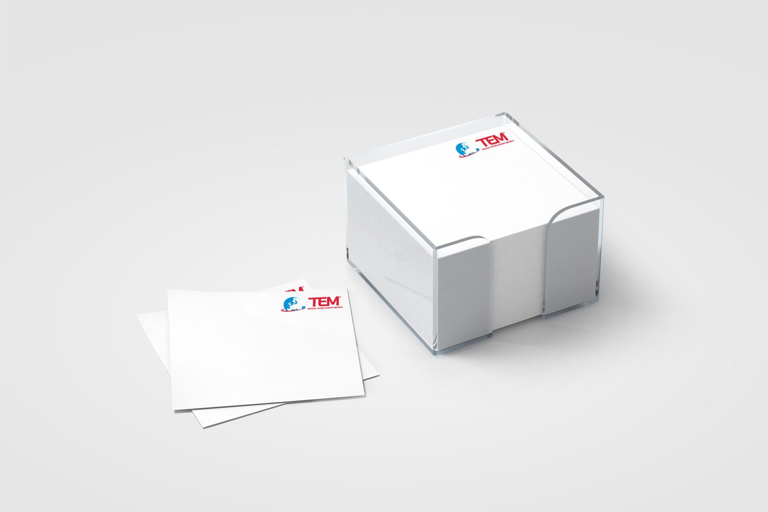 tem-postit Post-It avec logo TEM
