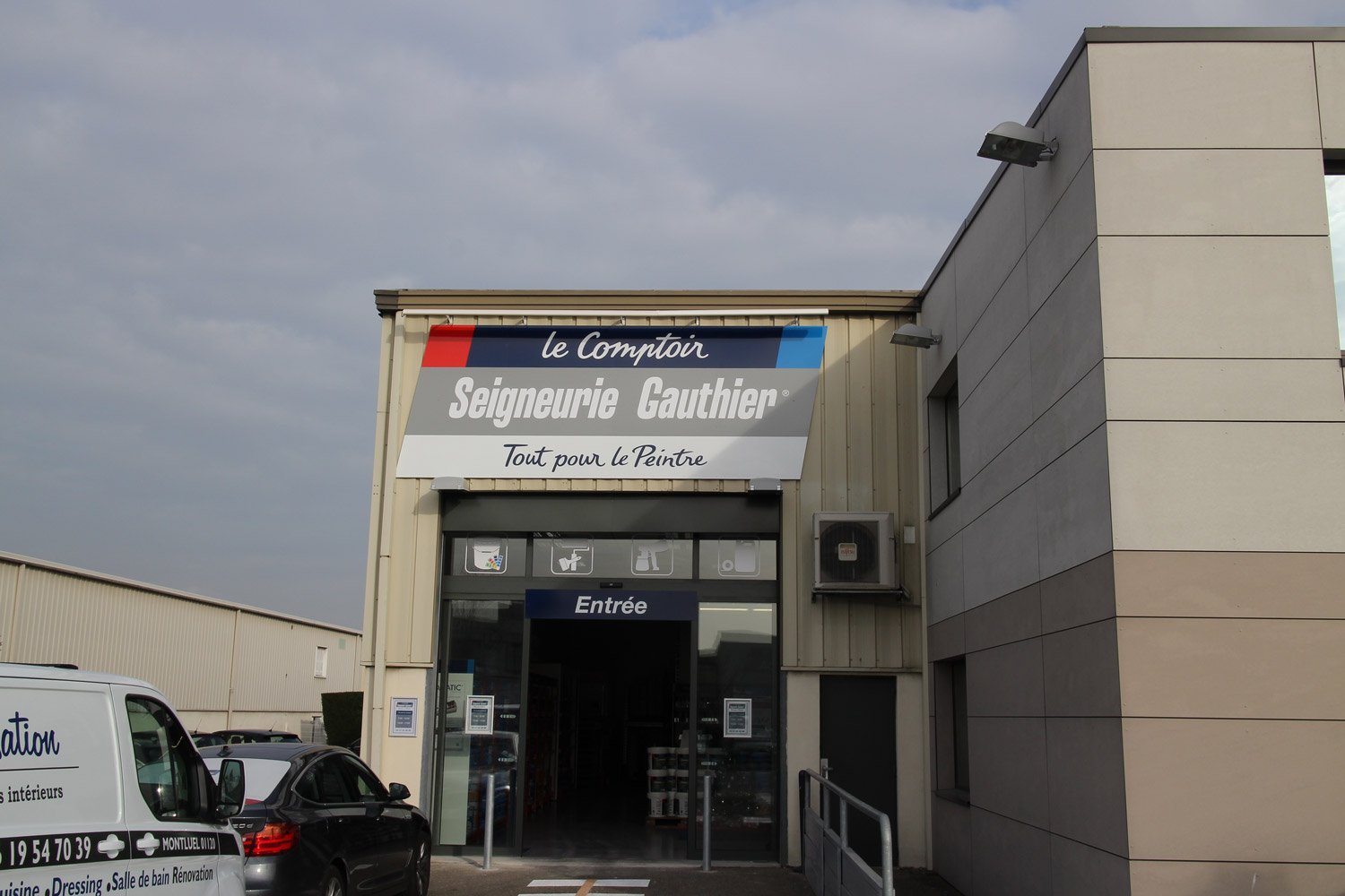 accueil-seigneurie Panneau enseigne Seigneurie Gauthier