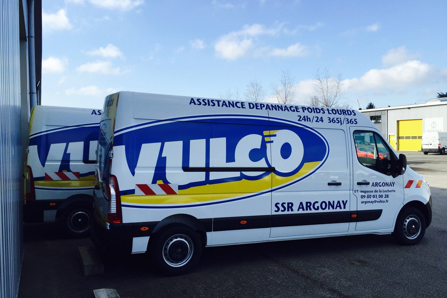 vulco Marquage camion vulco