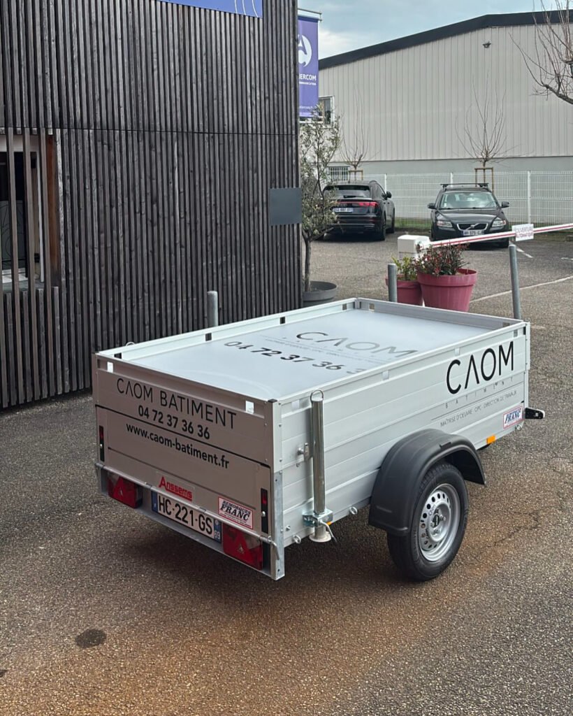 Flocage remorque CAOM Batiment Flocage remorque CAOM Batiment